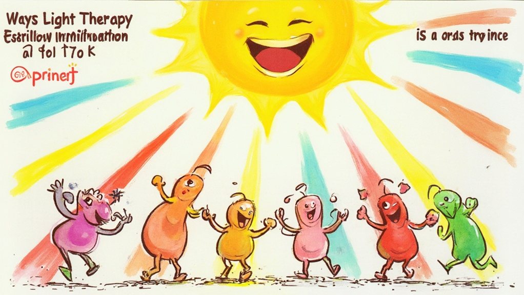 light therapy reduces inflammation